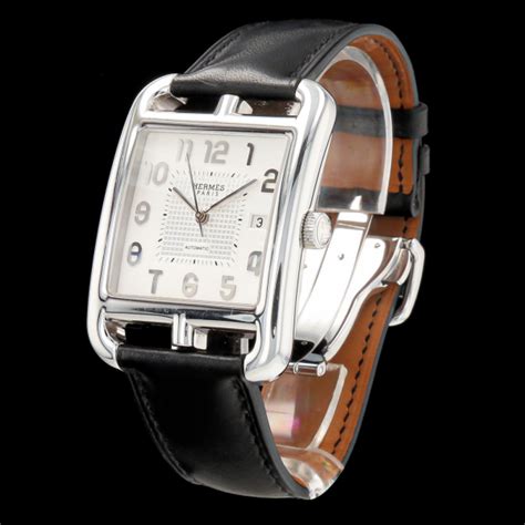 hermes cape cod white watch